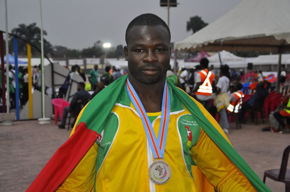 Jeux de la Francophonie : Alaza Sayibia remporte l'argent en lutte africaine pour le Togo