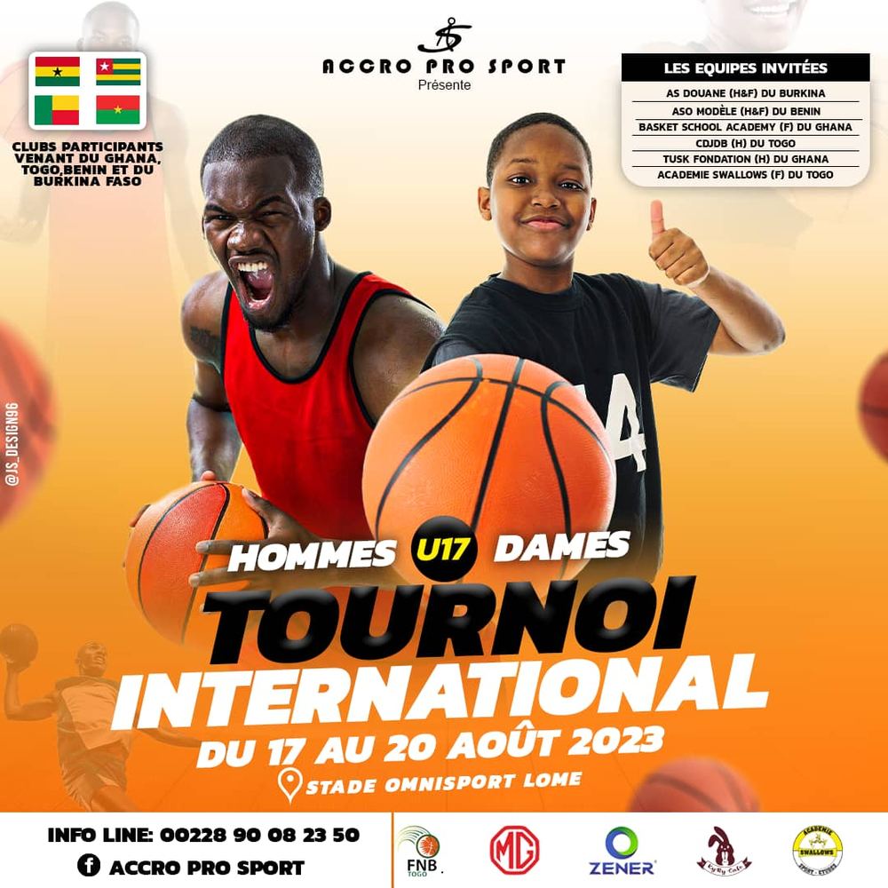 Basketball : Un tournoi International U17 à Lomé