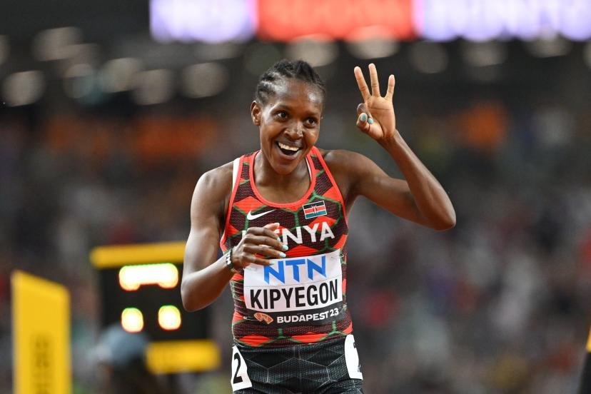 Athlètisme: Kipyegon couronnée d'or à Budapest