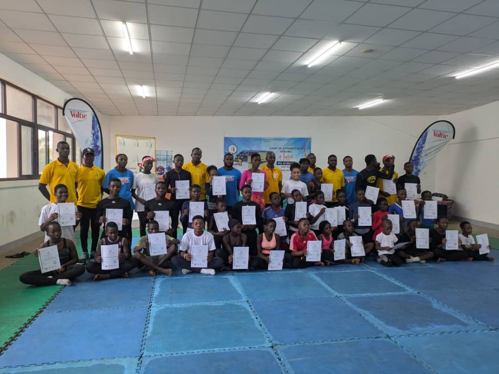 FETOGYM: Camp de gym aérobic de Lomé
