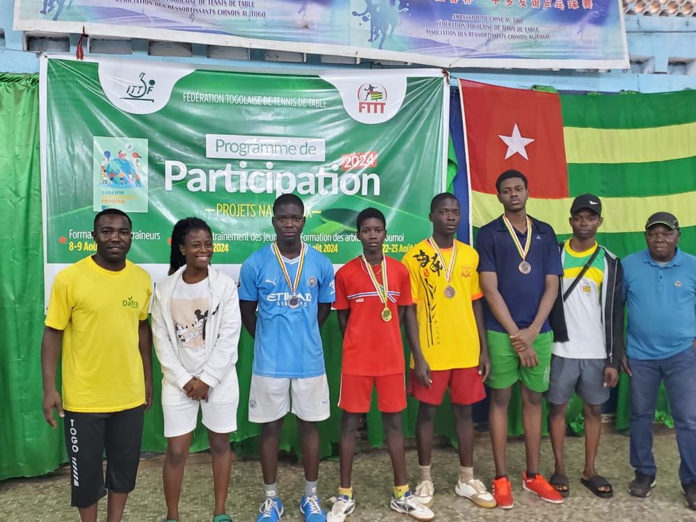 Tennis de table : La fédération togolaise jouit des projets