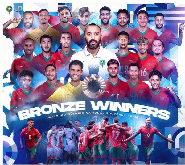JO 2024-Football : Le Maroc décroche le bronze
