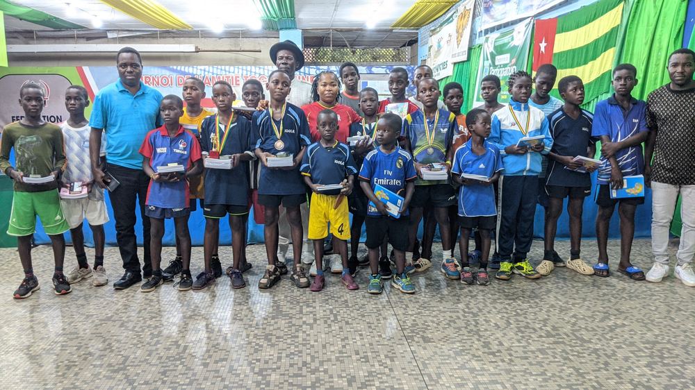 Tennis de Table : Fanida Amah et Amatey Amédée sacrés Champions !