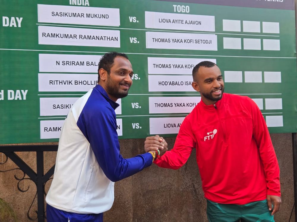 Tennis Coupe Davis: Inde vs Togo tour final